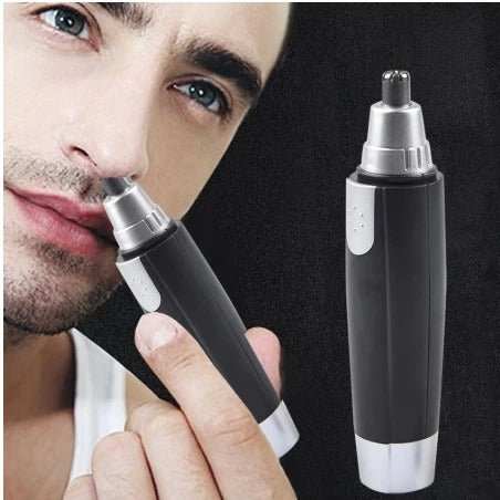 tondeuse électrique nez oreilles lame rotative acier inoxydable indolore